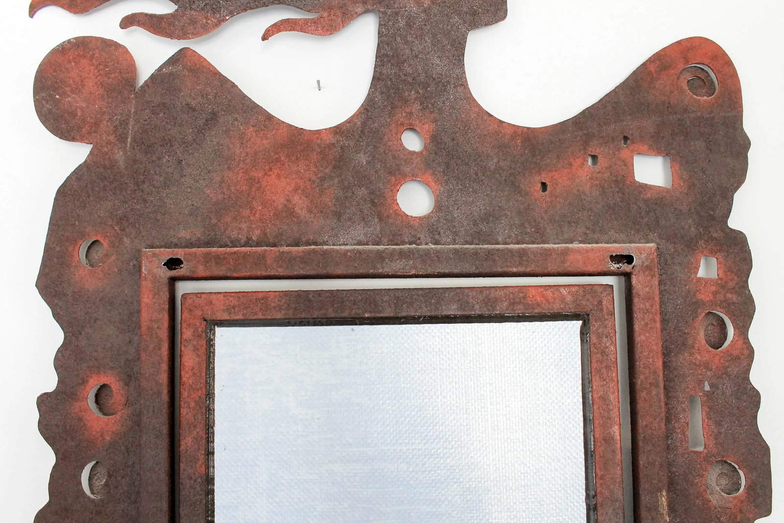 Art Deco-Influenced Figural Wall Mirror - 9