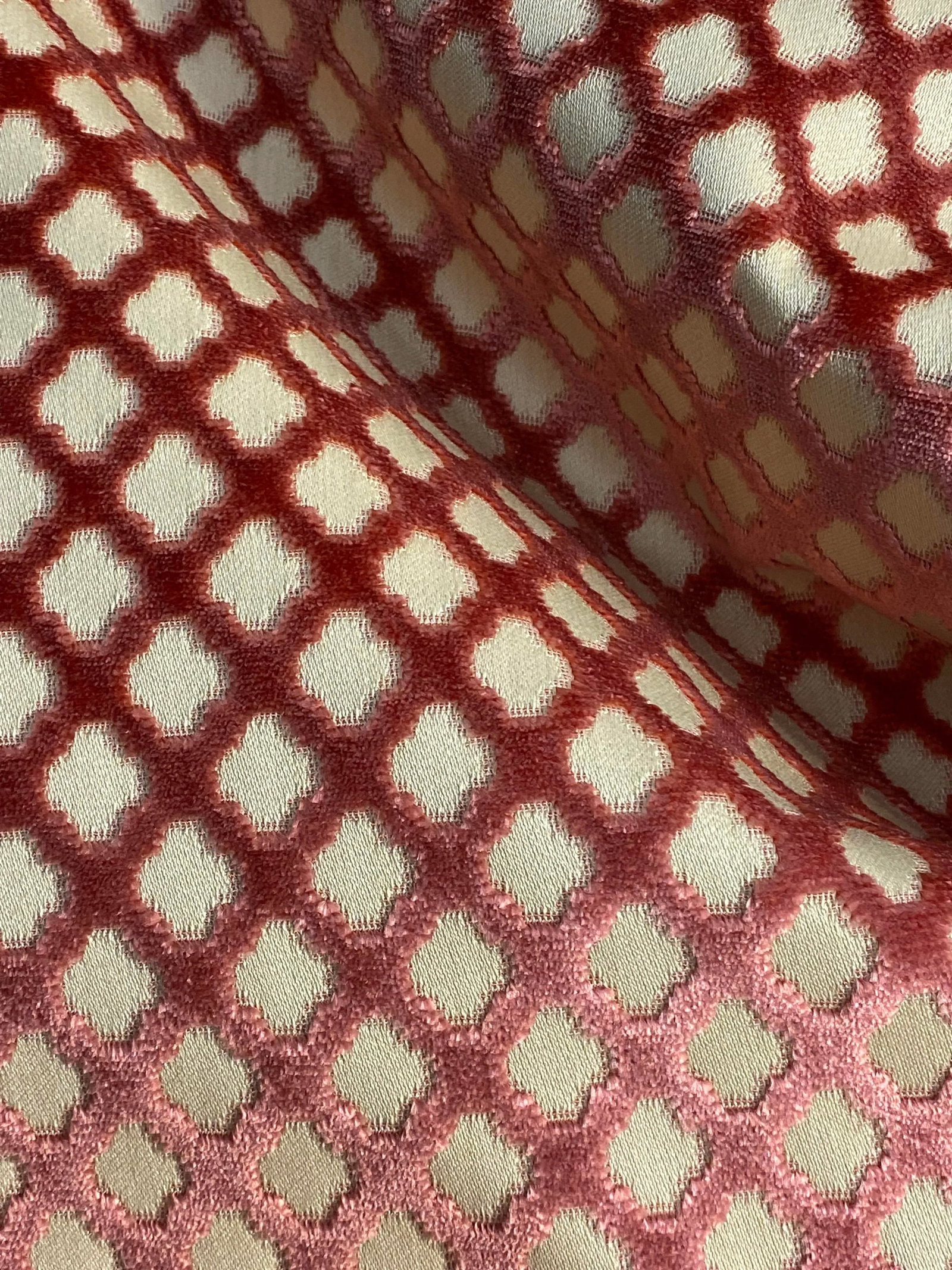 Scalamandre "Pomfret" Silk Velvet Fabric- 3 1/2 Yds - 2