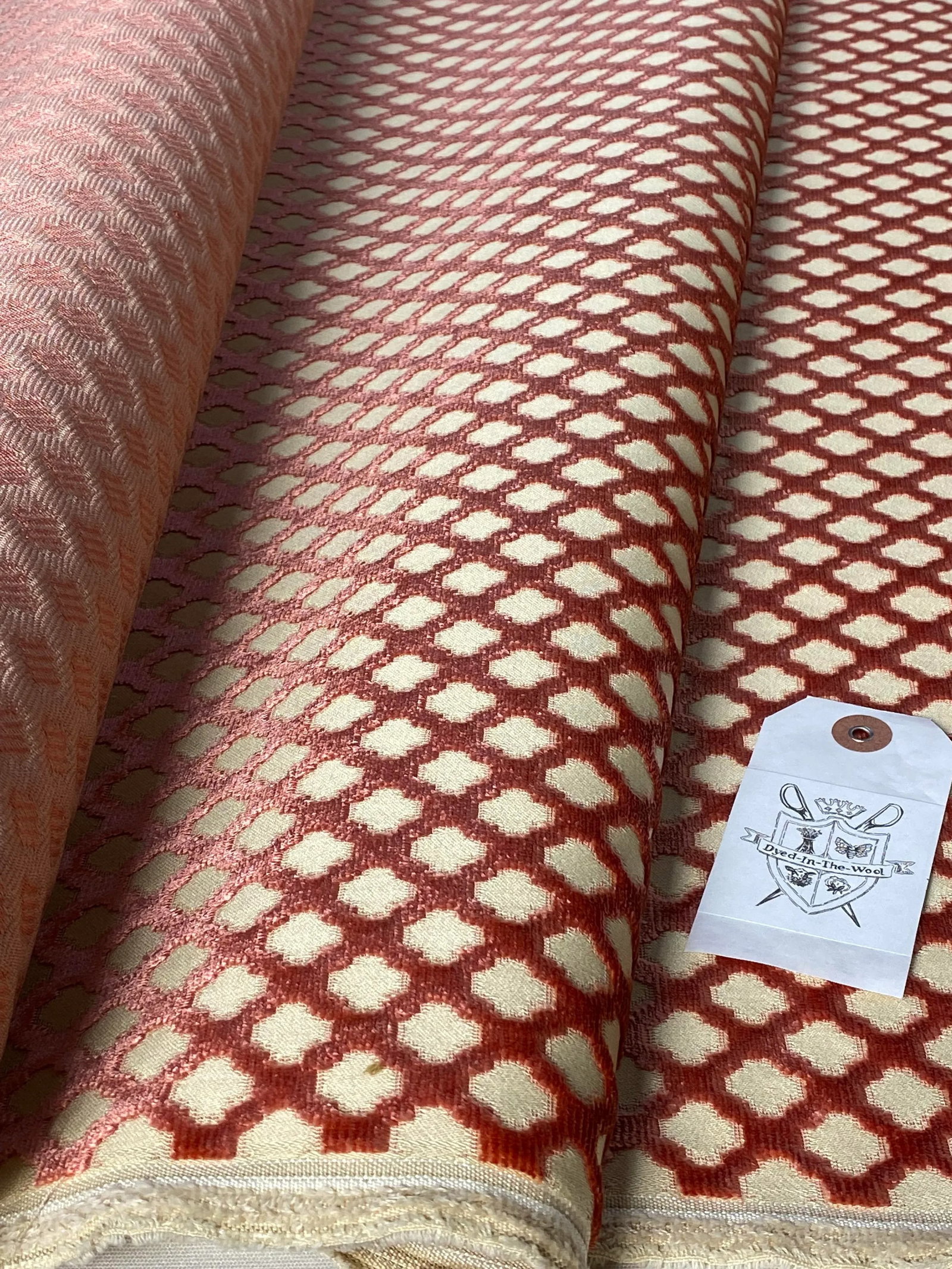 Scalamandre "Pomfret" Silk Velvet Fabric- 3 1/2 Yds - 3