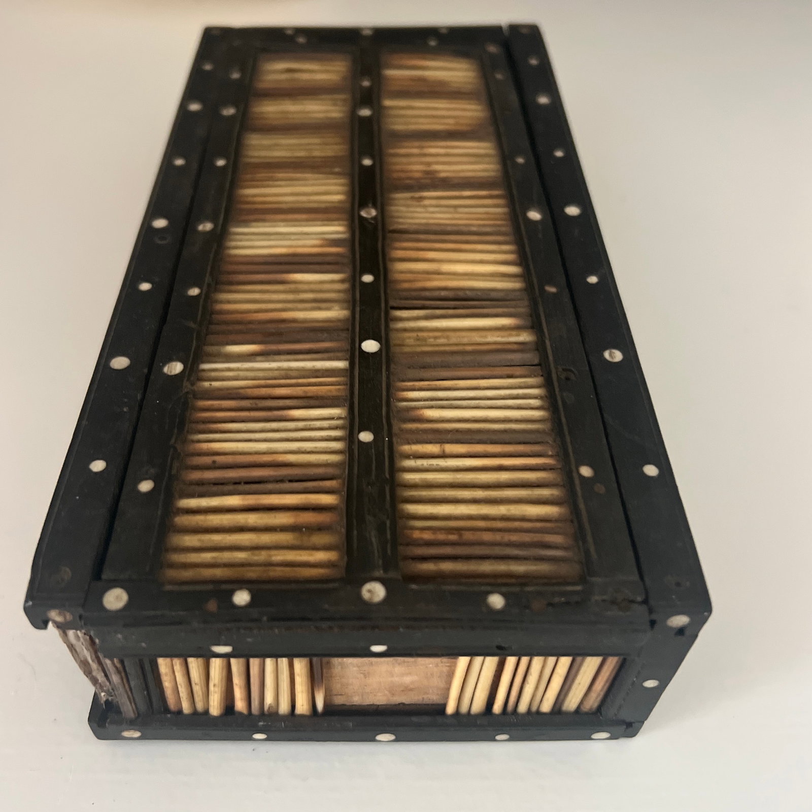 Antique Anglo Indian Porcupine Quill Box - 5