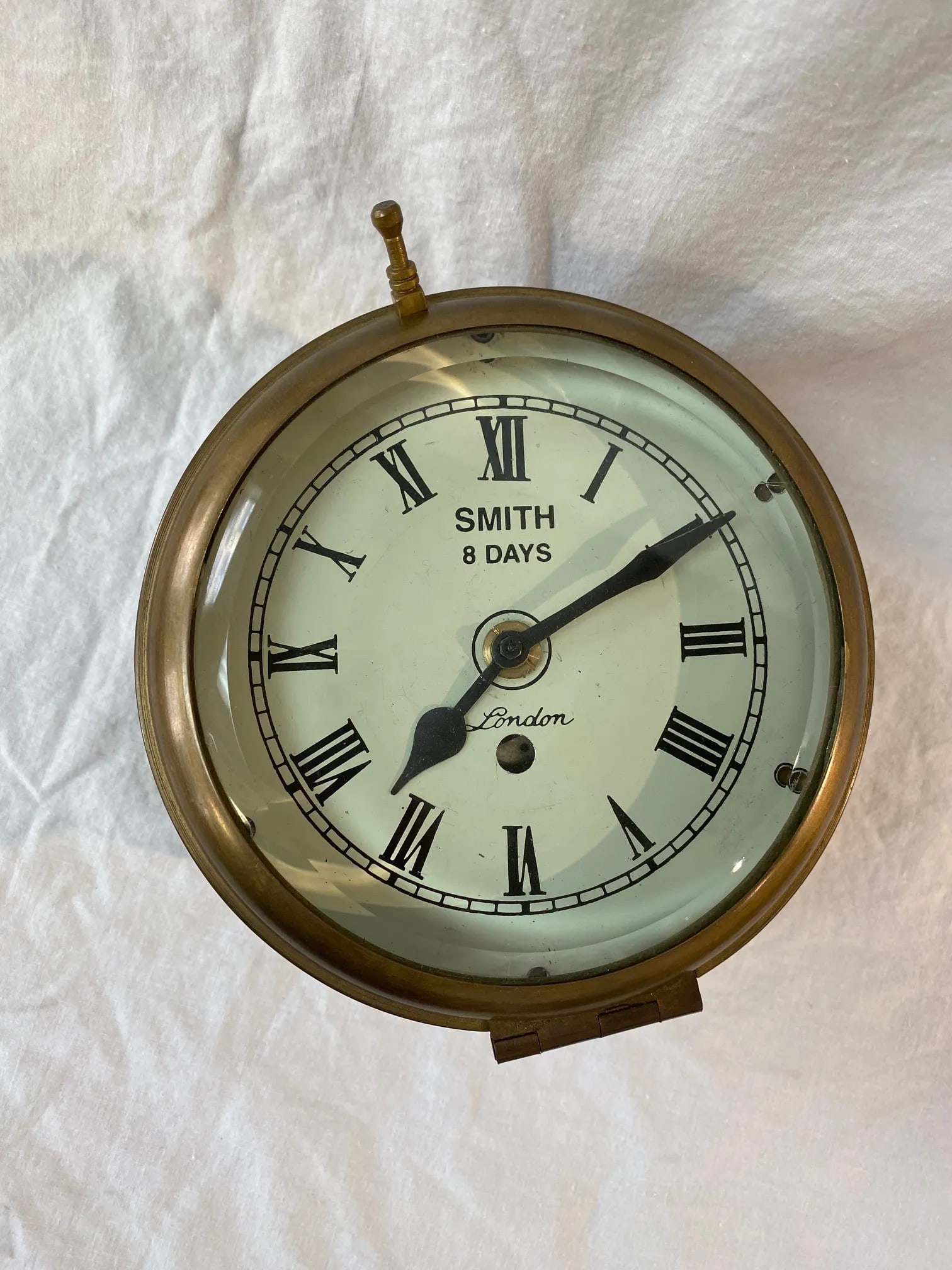 1990s Brass Decorative Ship Clock - 2