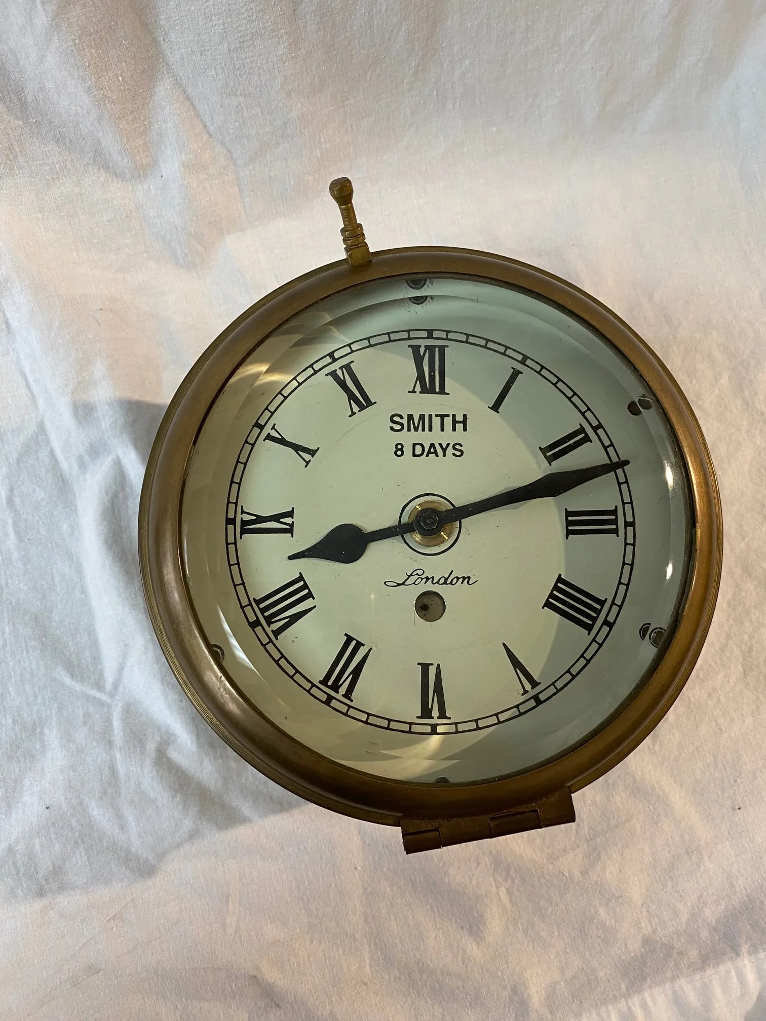 1990s Brass Decorative Ship Clock - 7