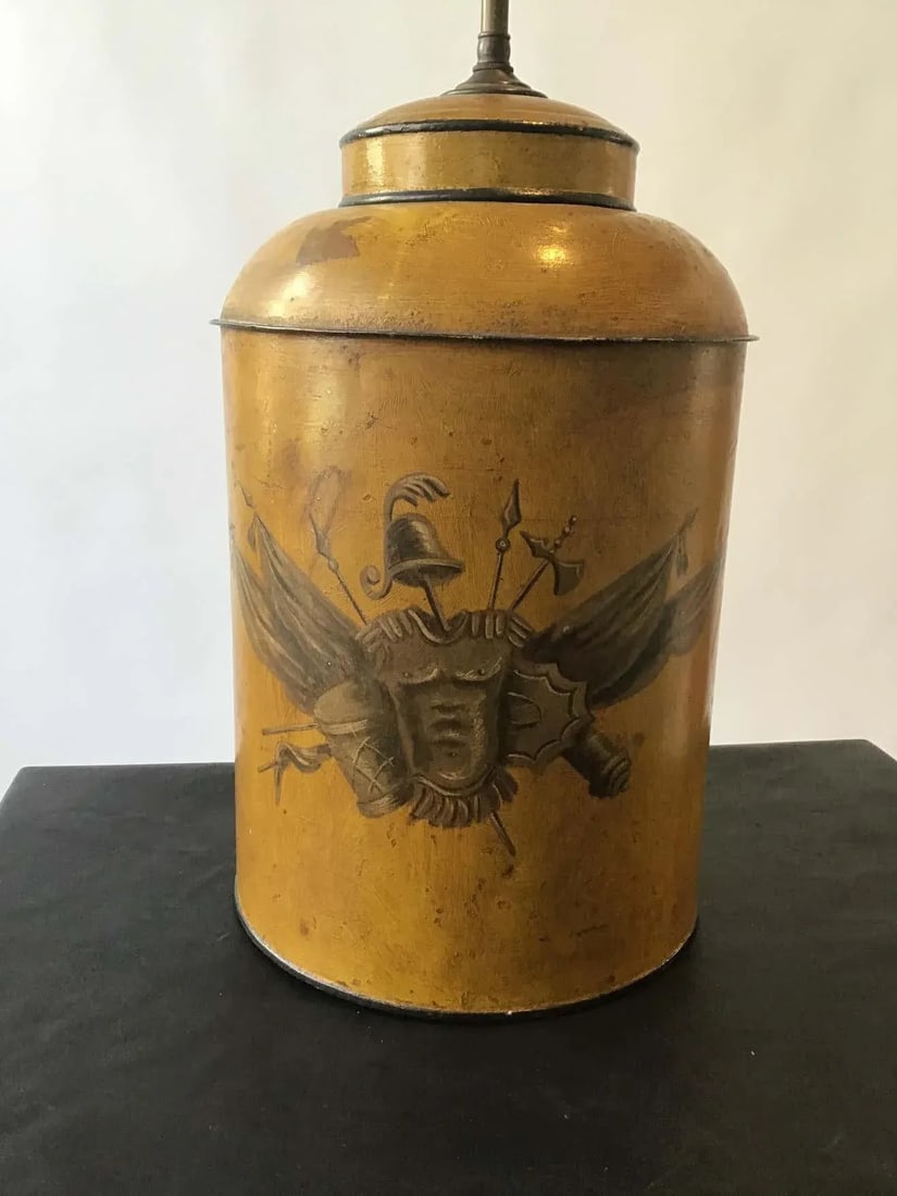 1940s Classical Tole Lamps - A Pair - 10