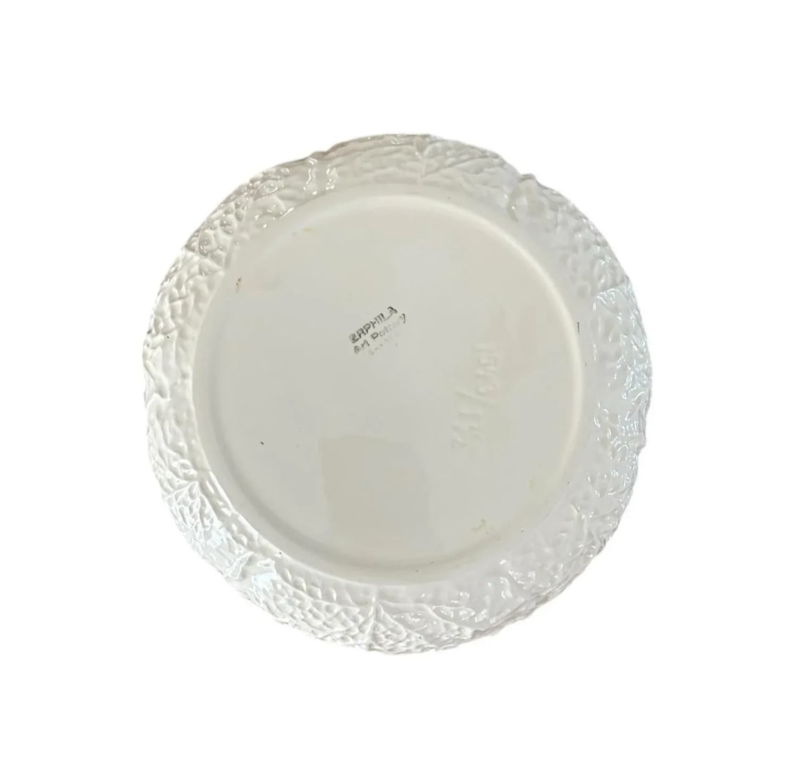Vintage Creamware / Ivory Cabbage Bowl - 4