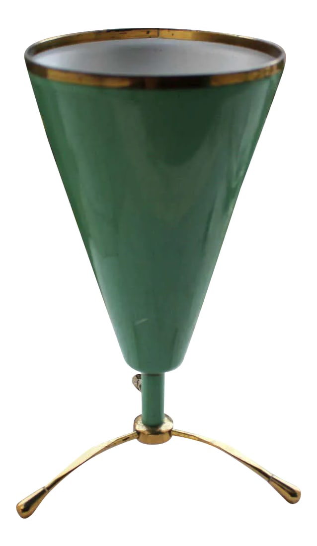 Italian Table lamp Attributed to Stilnovo: Italian desk lamp attributed to Stilnovo. We have one more lamp and the price for the pair is $1100 . Condition: Alterations: Unknown Imperfections: Some Imperfections Condition Notes: Good Wear consi