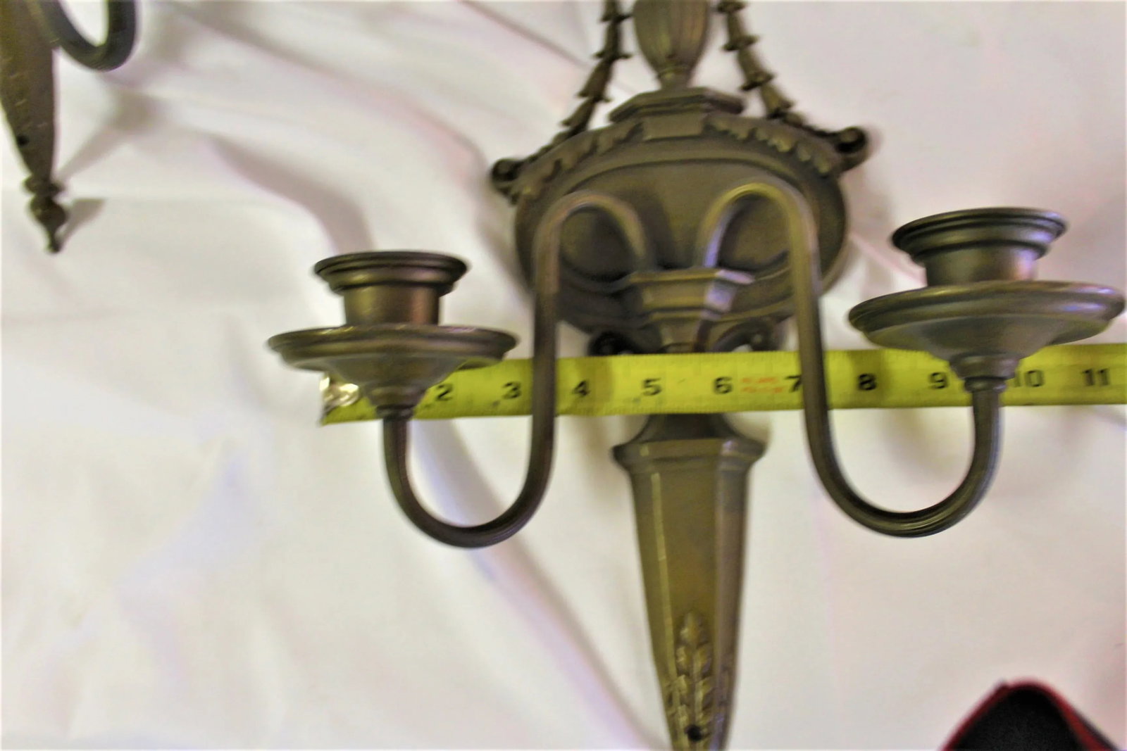 1940,s American Design Sconces with Bronze Castings - Pair - 4