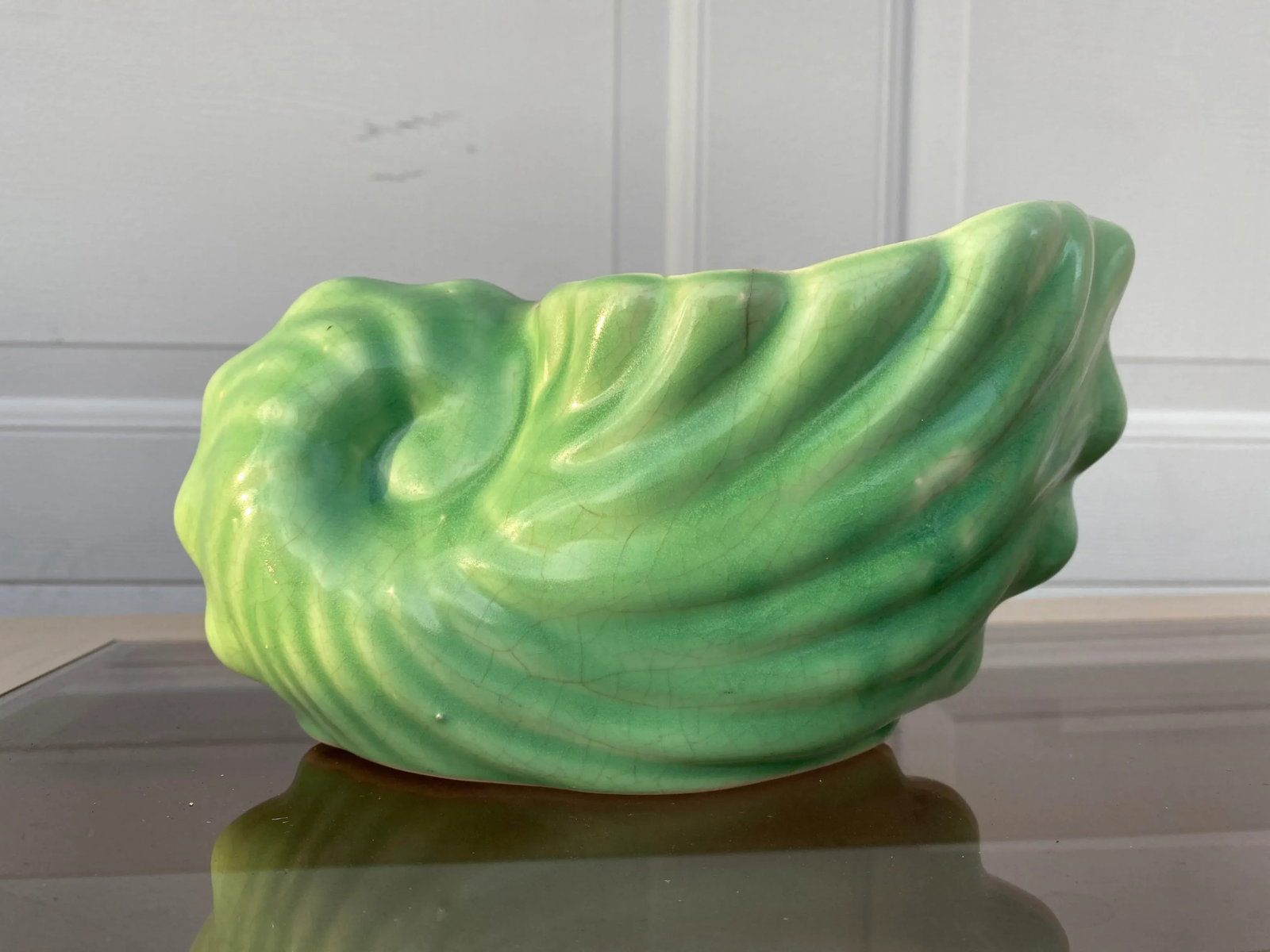 Ceramic Nautilus Shell Planter - 7