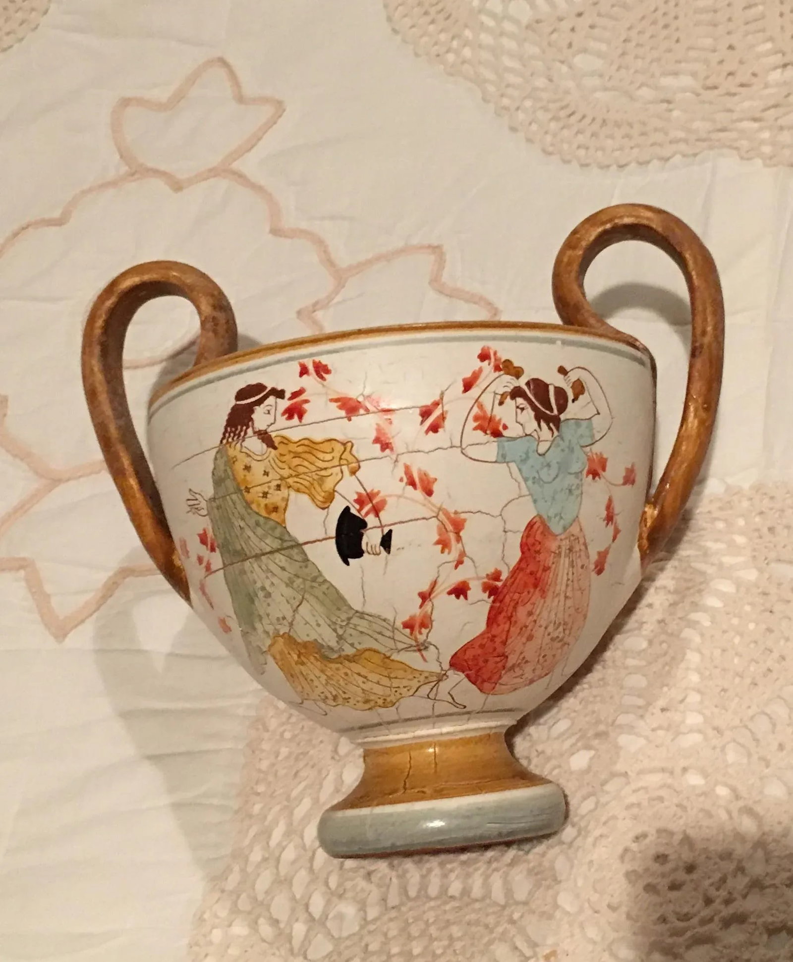 Classic Greek Mythology Crater Vase - 10