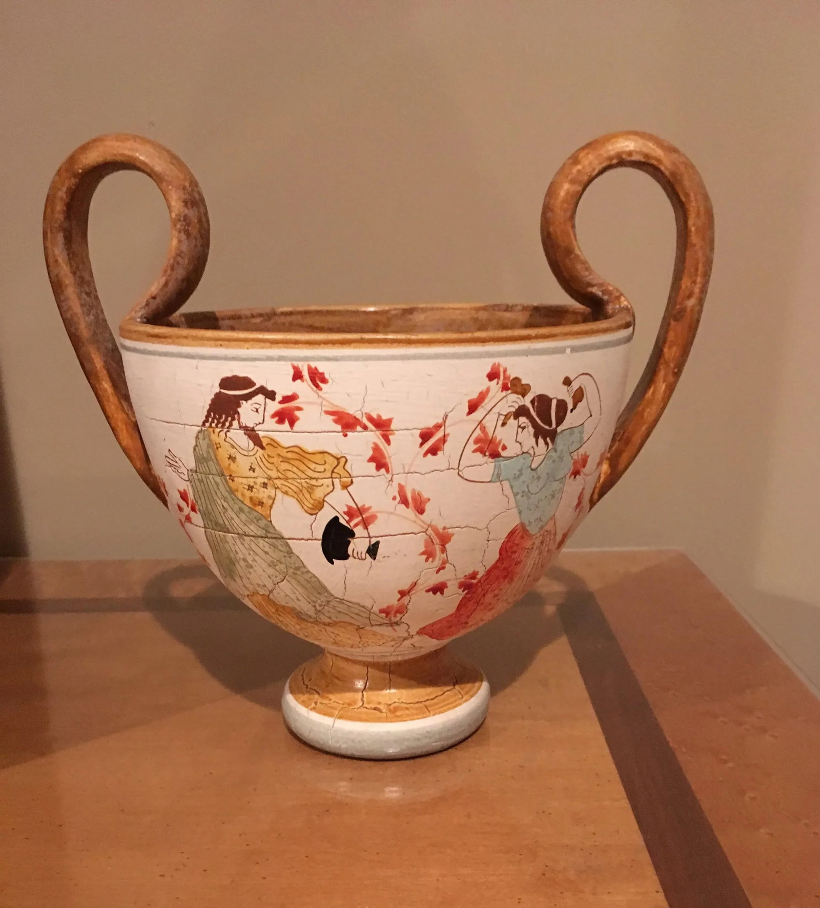 Classic Greek Mythology Crater Vase - 4