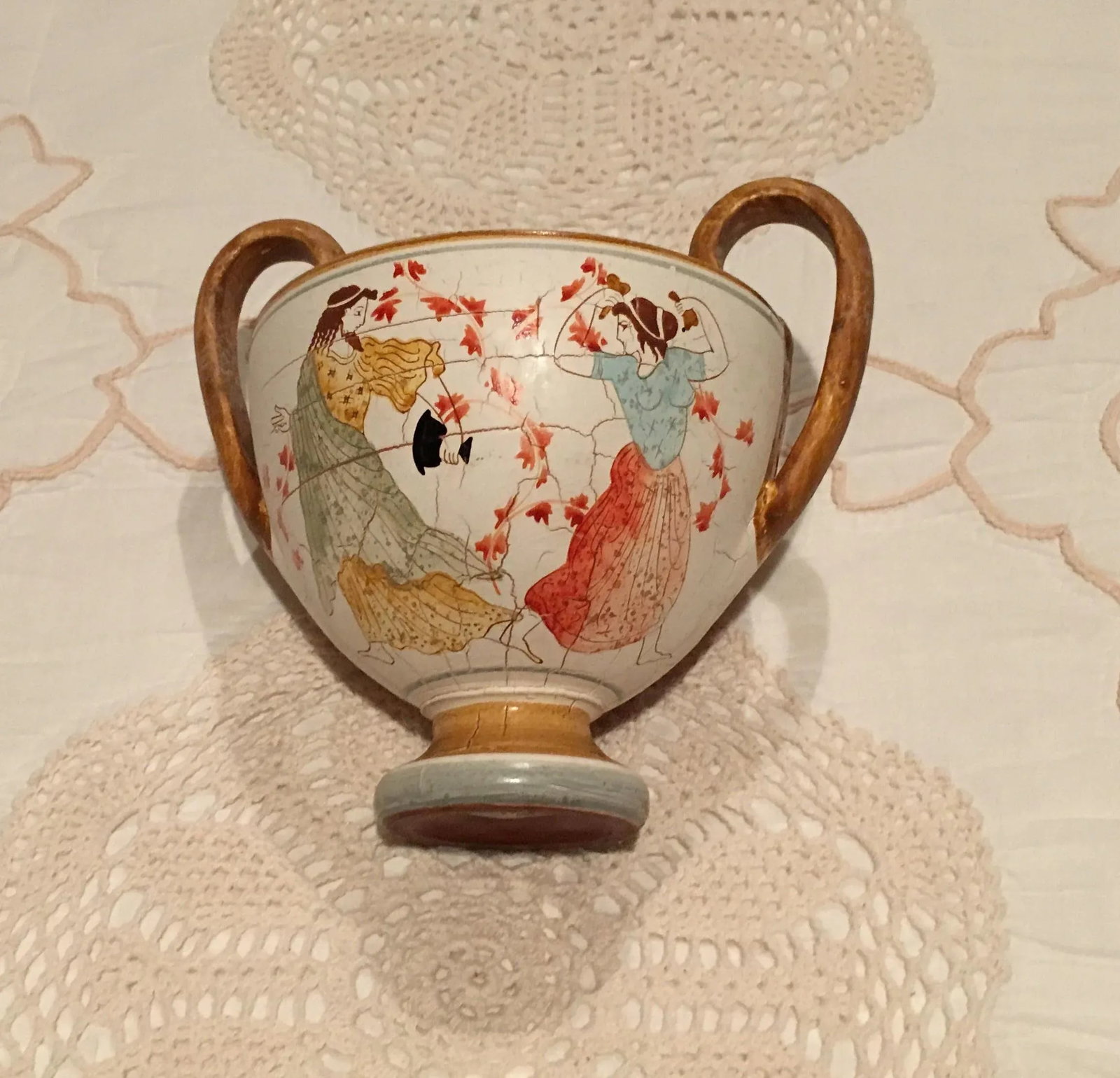 Classic Greek Mythology Crater Vase - 7