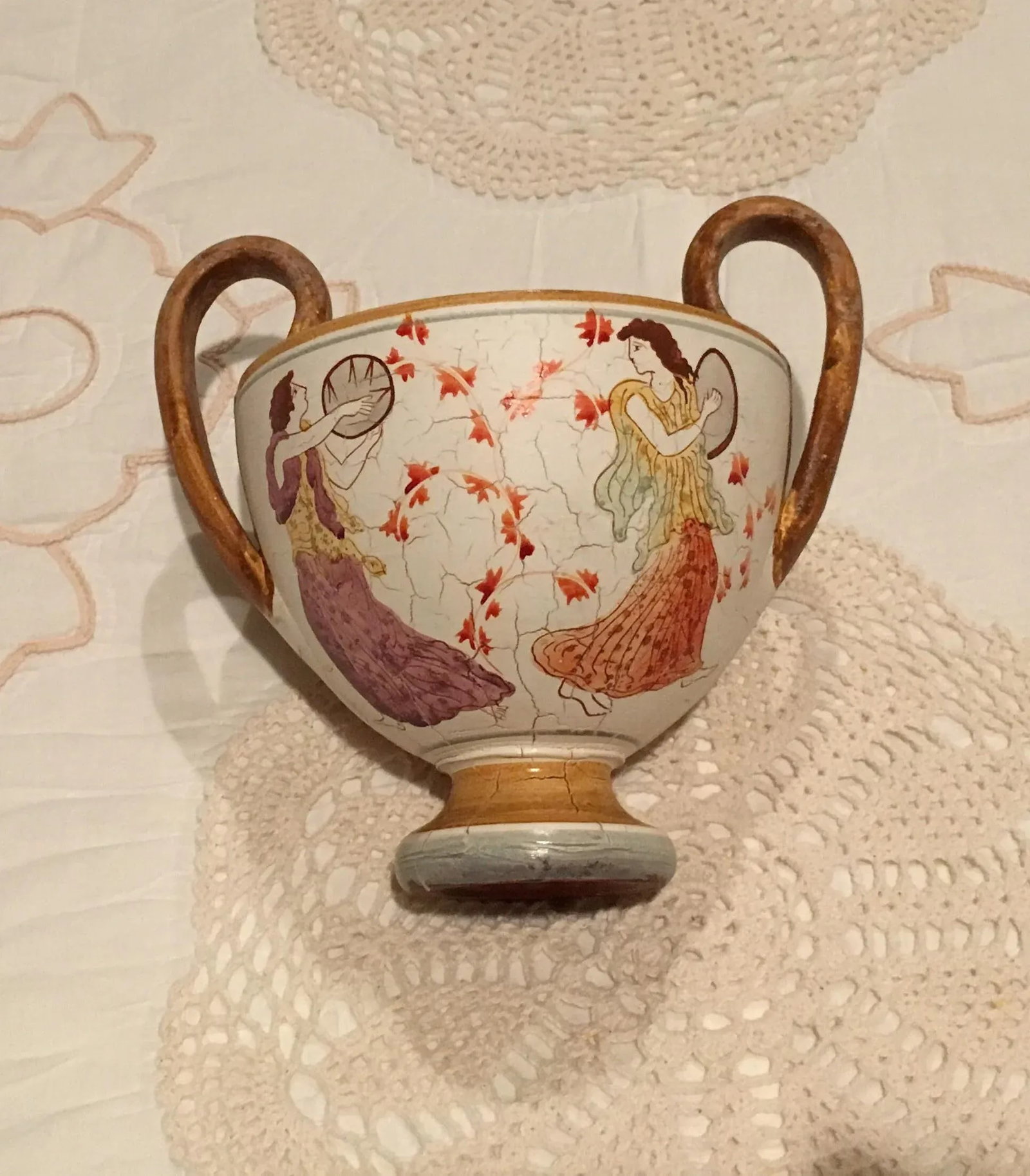 Classic Greek Mythology Crater Vase - 8