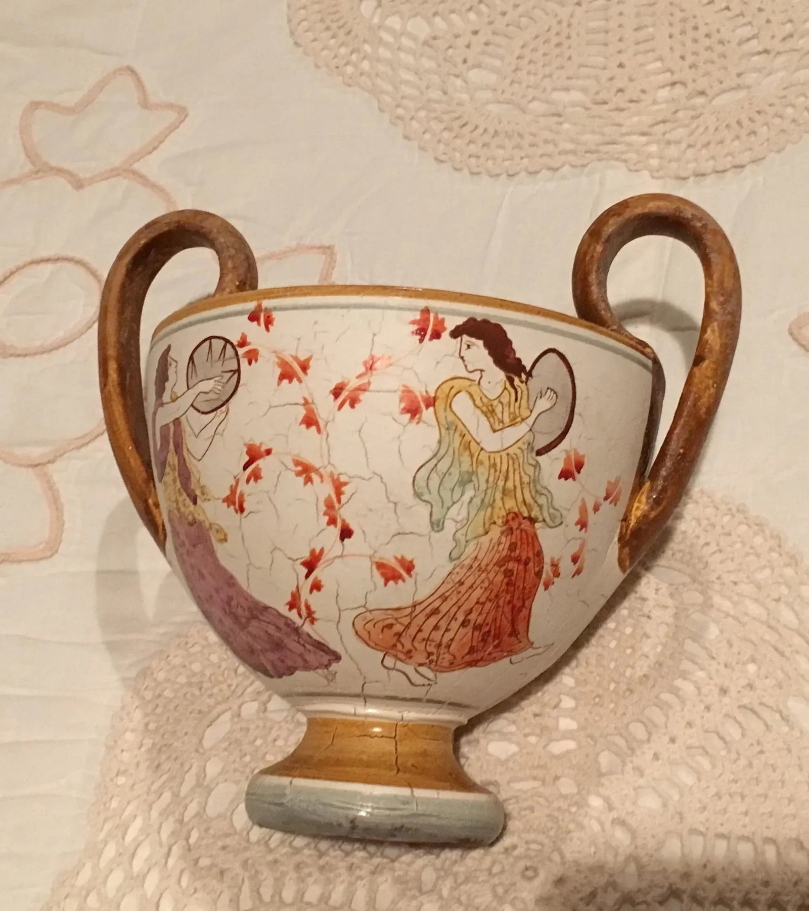 Classic Greek Mythology Crater Vase - 9
