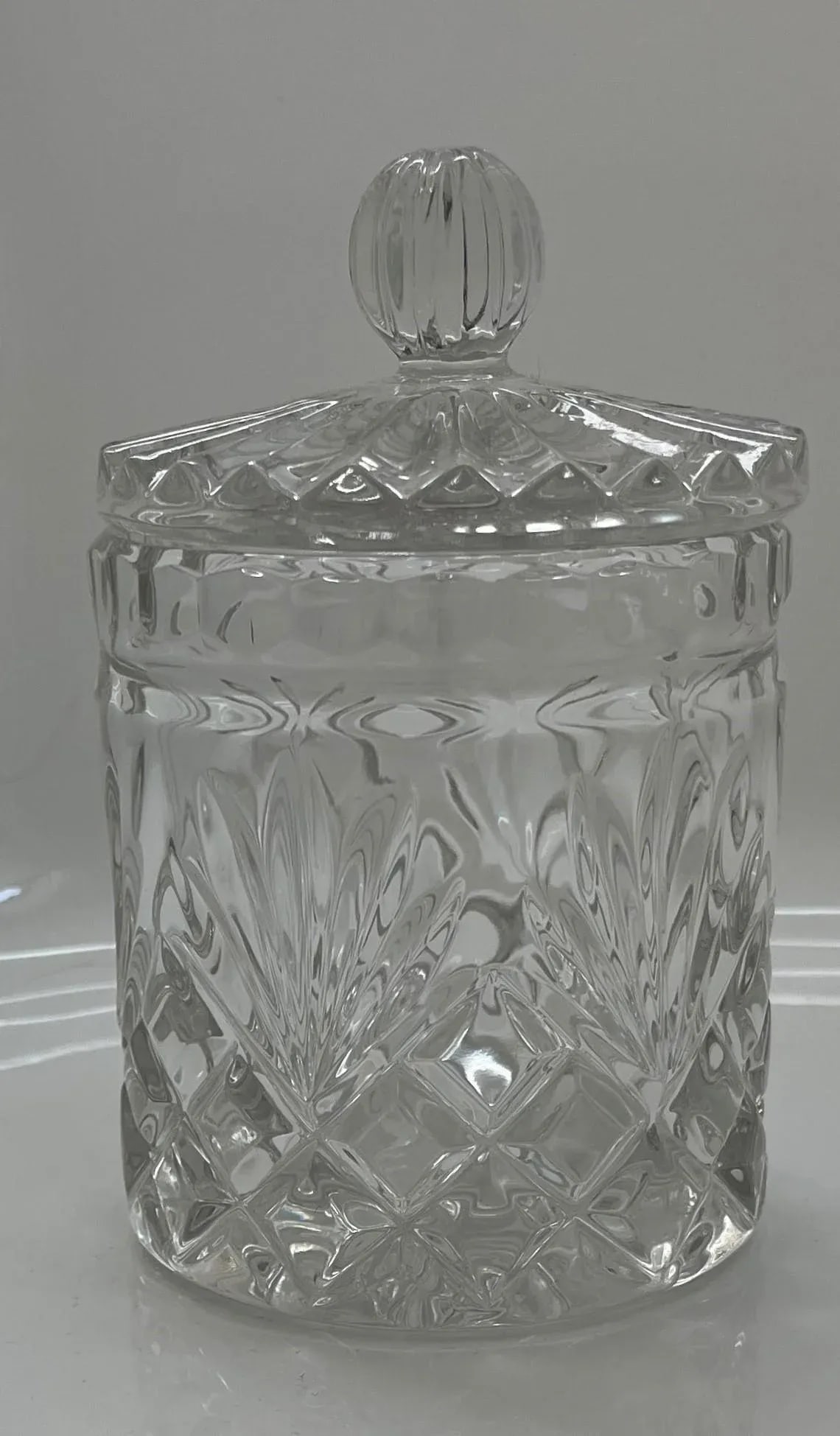 1990s Small Glass Biscuit Jar - 2