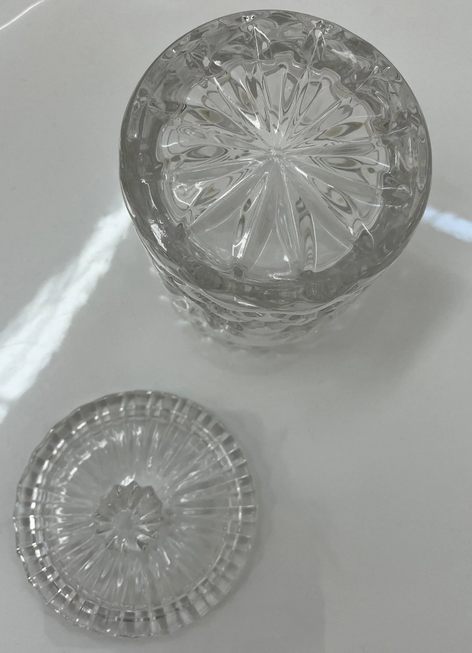 1990s Small Glass Biscuit Jar - 5