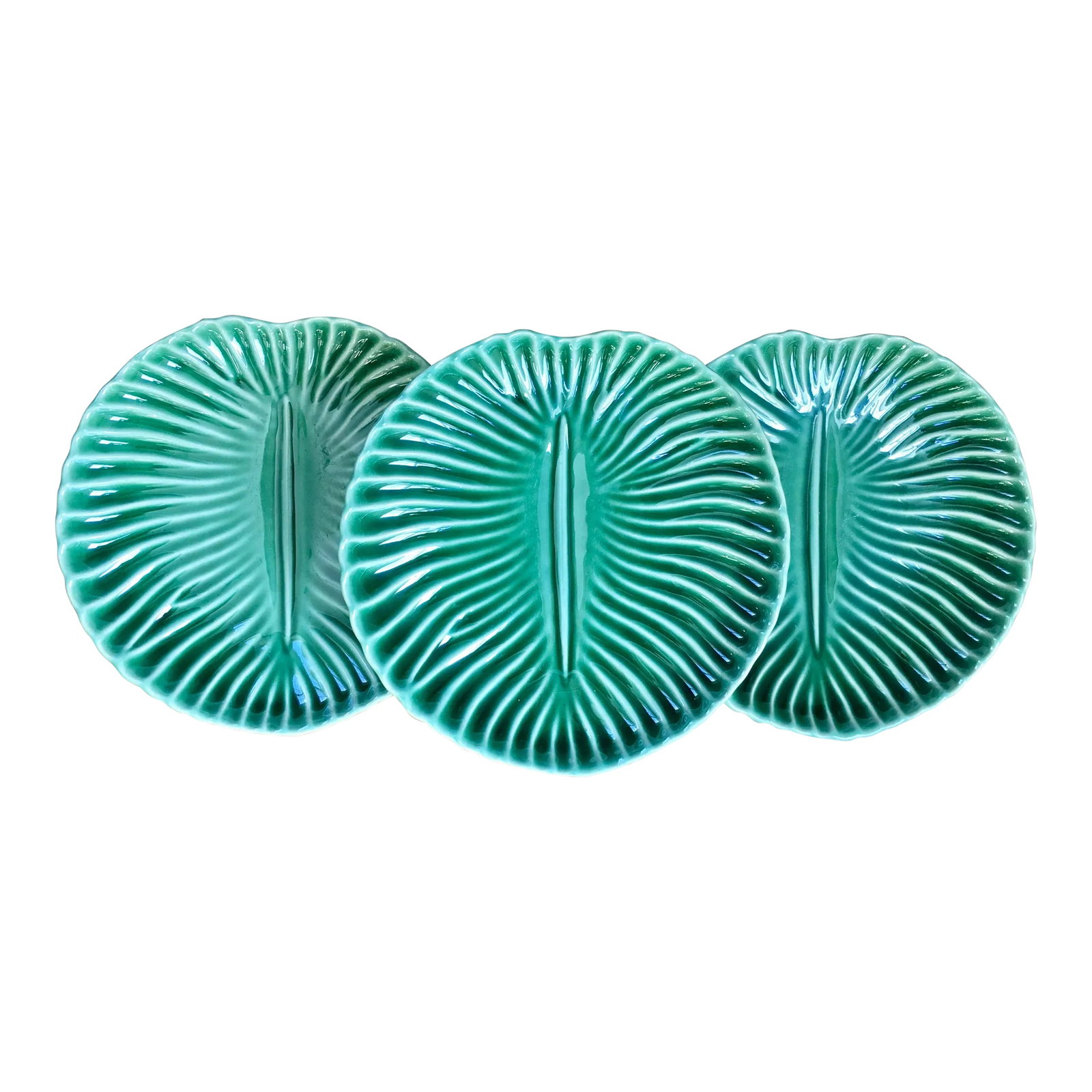 Vintage Herman Dodge & Son Lilly Pad Plates - Set of 3 (1 of 7)