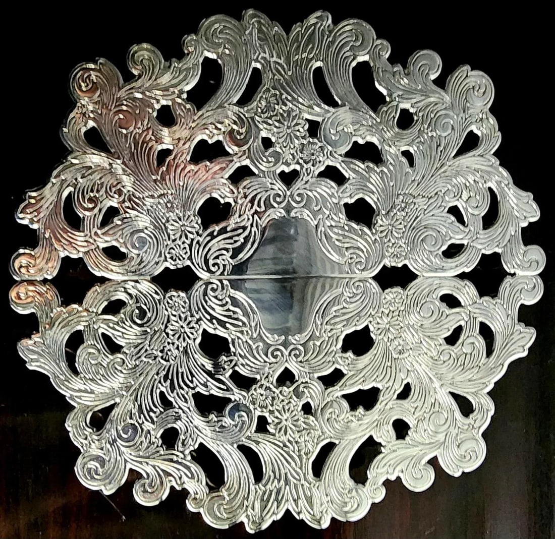 The Sheffield Silver Co. Vintage Fine Silver Plate Trivet - 13
