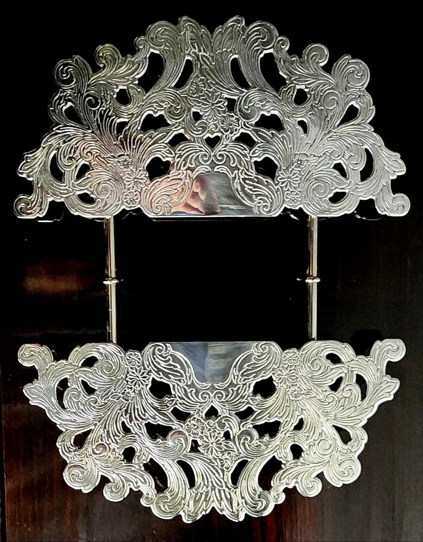 The Sheffield Silver Co. Vintage Fine Silver Plate Trivet - 2