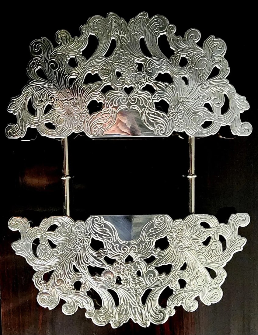 The Sheffield Silver Co. Vintage Fine Silver Plate Trivet - 4
