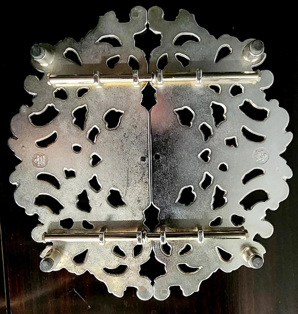 The Sheffield Silver Co. Vintage Fine Silver Plate Trivet - 5