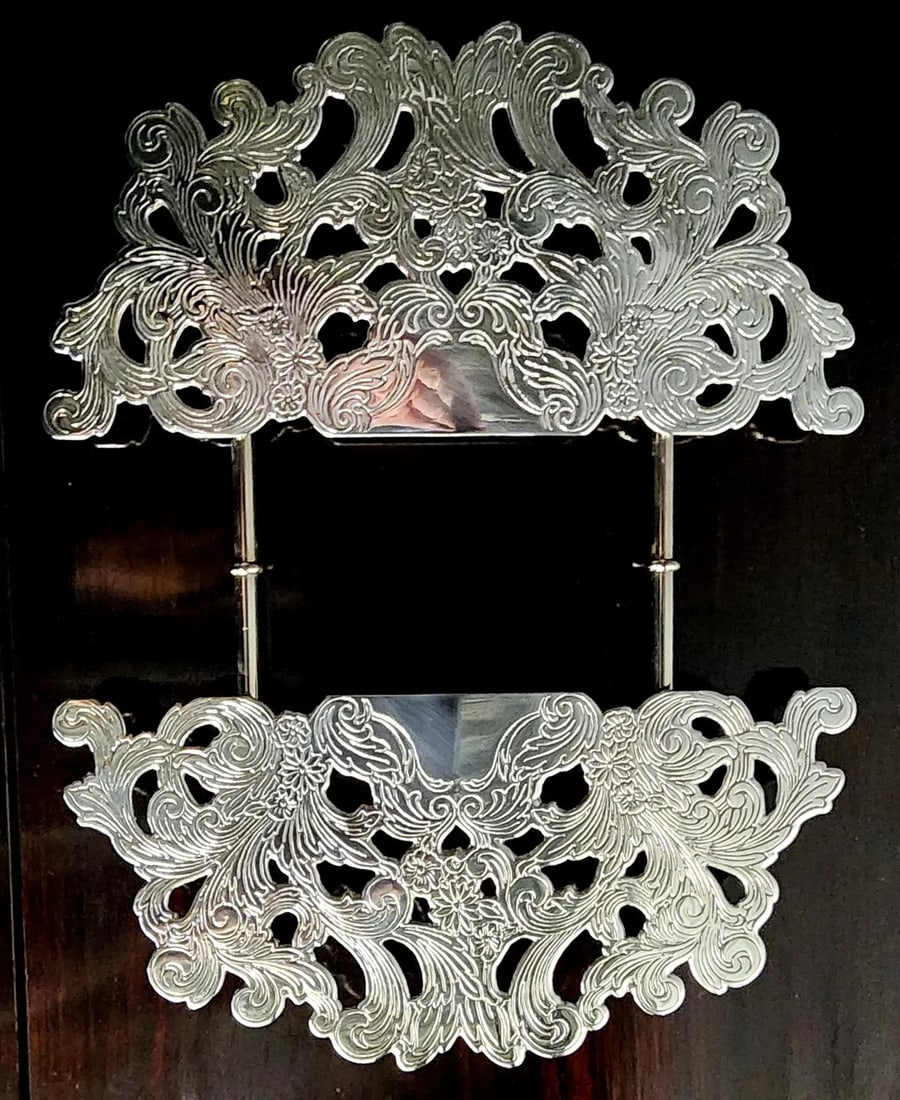 The Sheffield Silver Co. Vintage Fine Silver Plate Trivet - 8