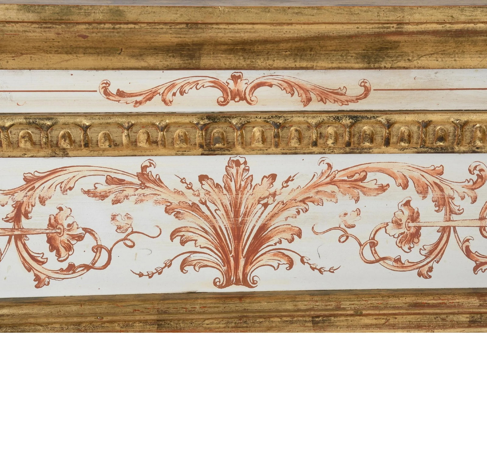Vintage Neoclassical Style Italian Giltwood Mirror - 3