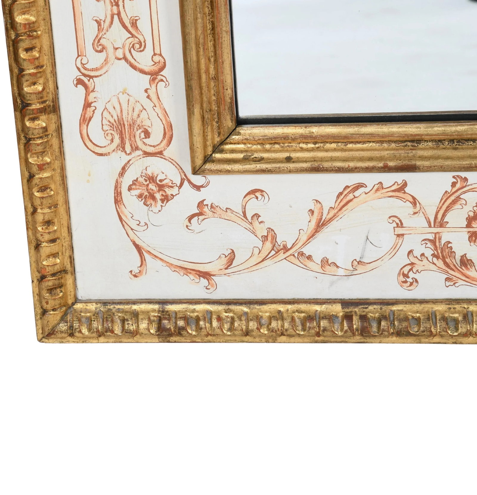 Vintage Neoclassical Style Italian Giltwood Mirror - 4