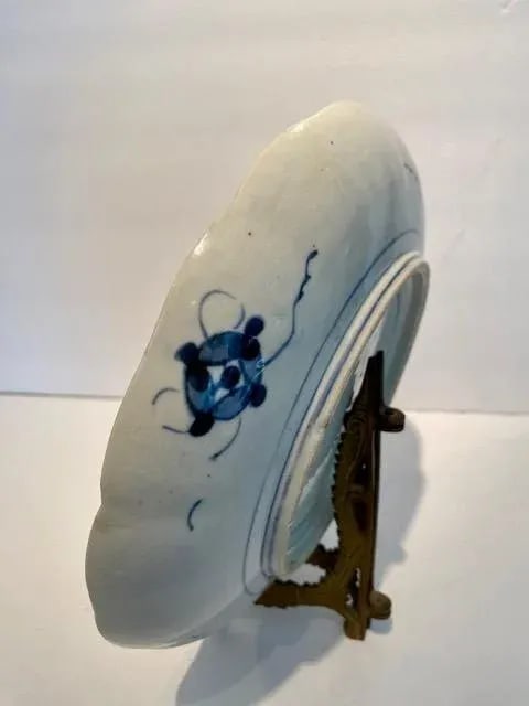 Antique Late 19th Century Japanese Imari Style Scalloped Plate With Kirin - 11