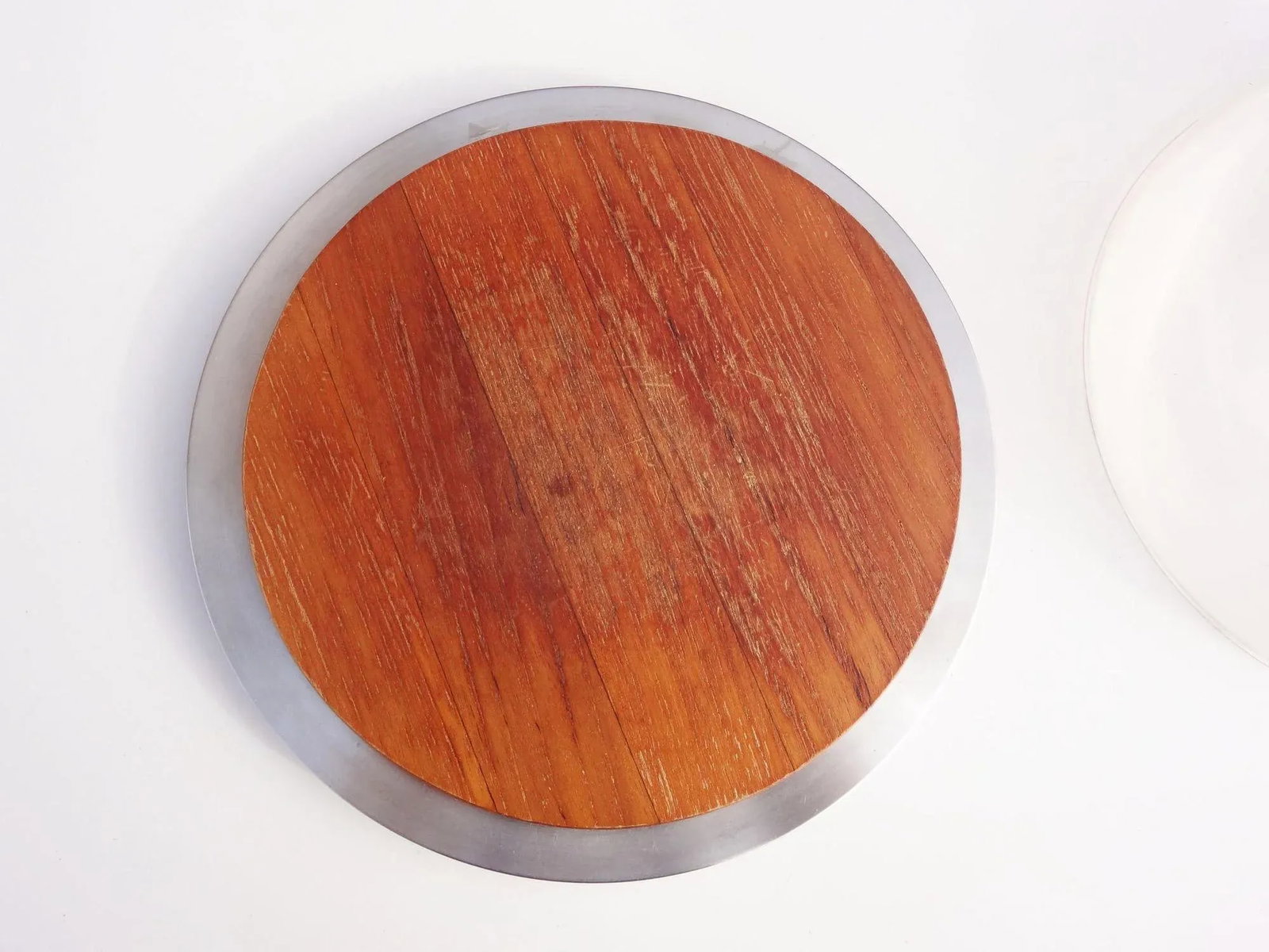 Round Domed Teak Charcuterie Board by Stelton Denmark - 3