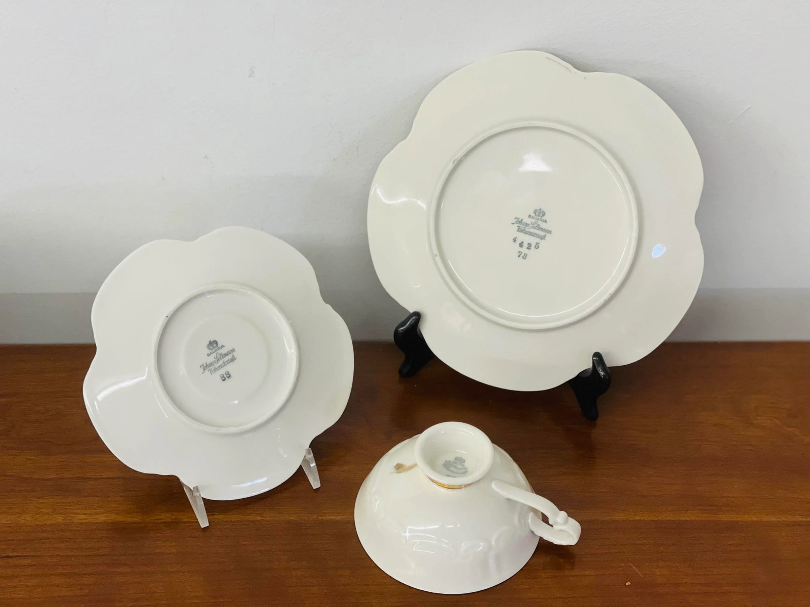 Vintage Johann Seltmann Vohenstrauss Porcelain Tea Set- 3 Pieces - 5