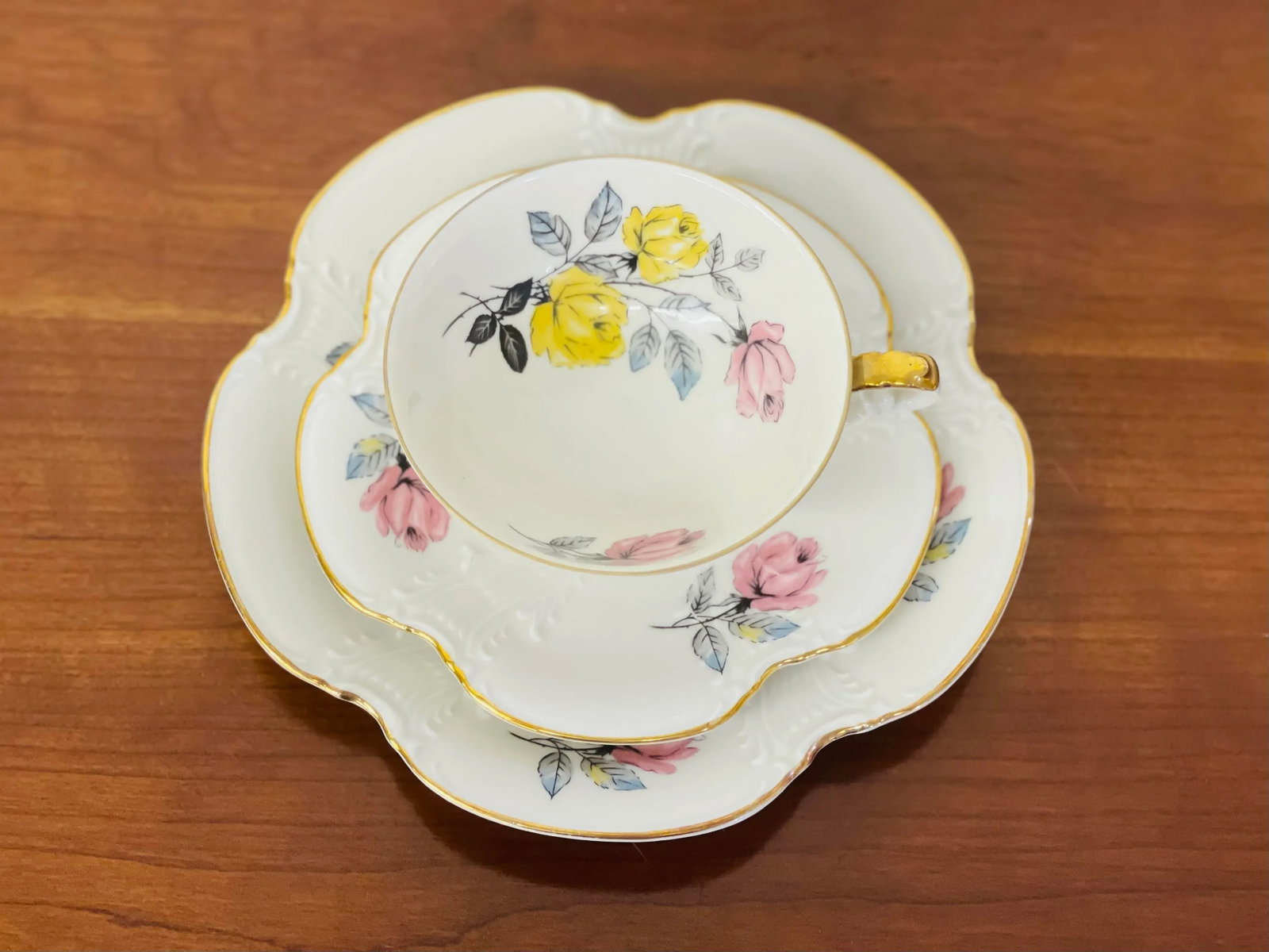 Vintage Johann Seltmann Vohenstrauss Porcelain Tea Set- 3 Pieces - 6
