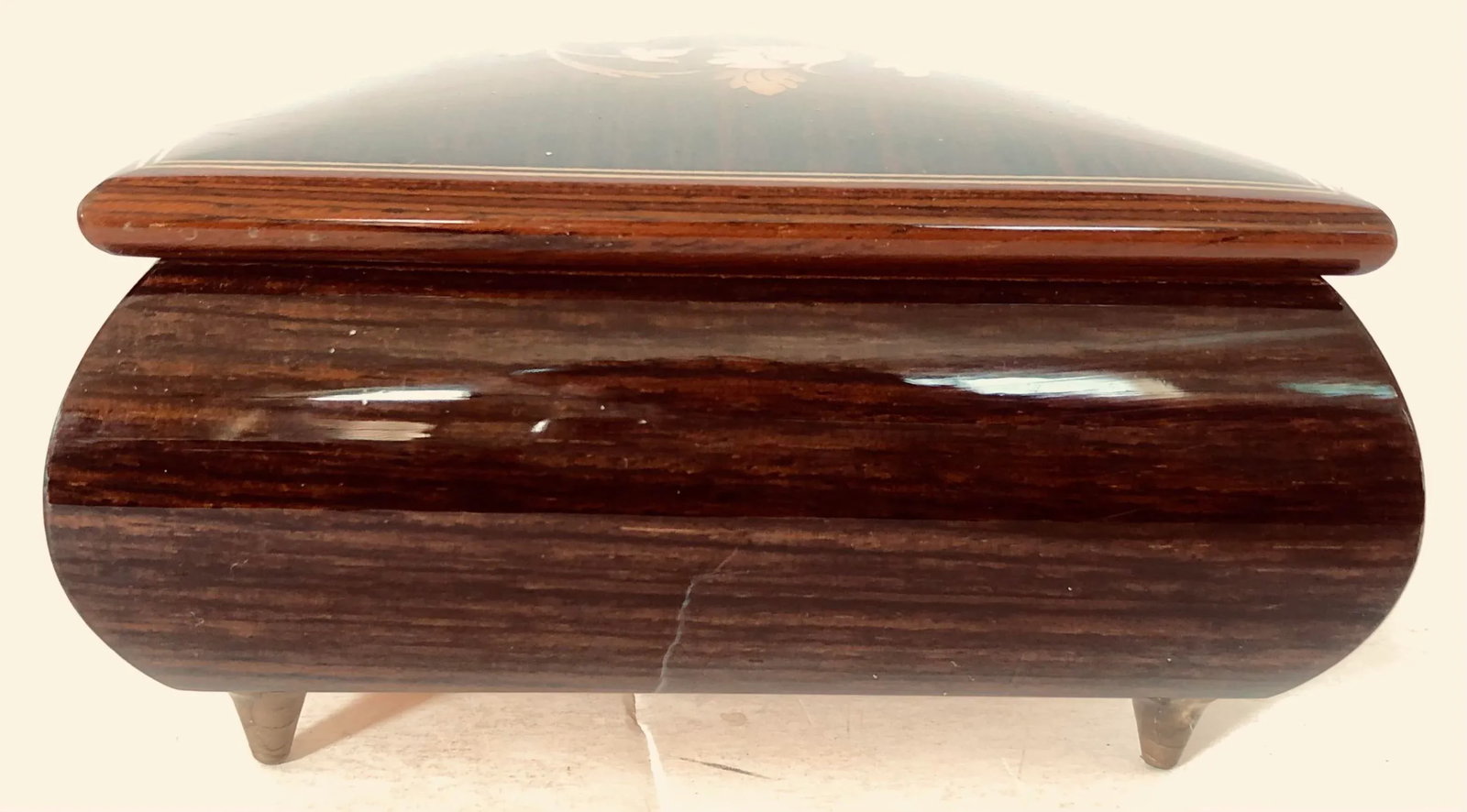 Italian Reuge Music Box With Key - 6