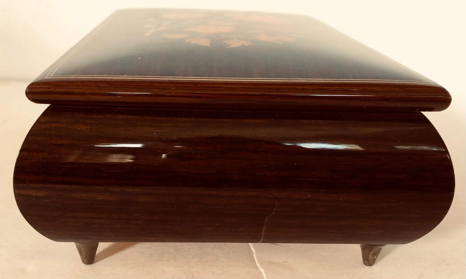 Italian Reuge Music Box With Key - 8