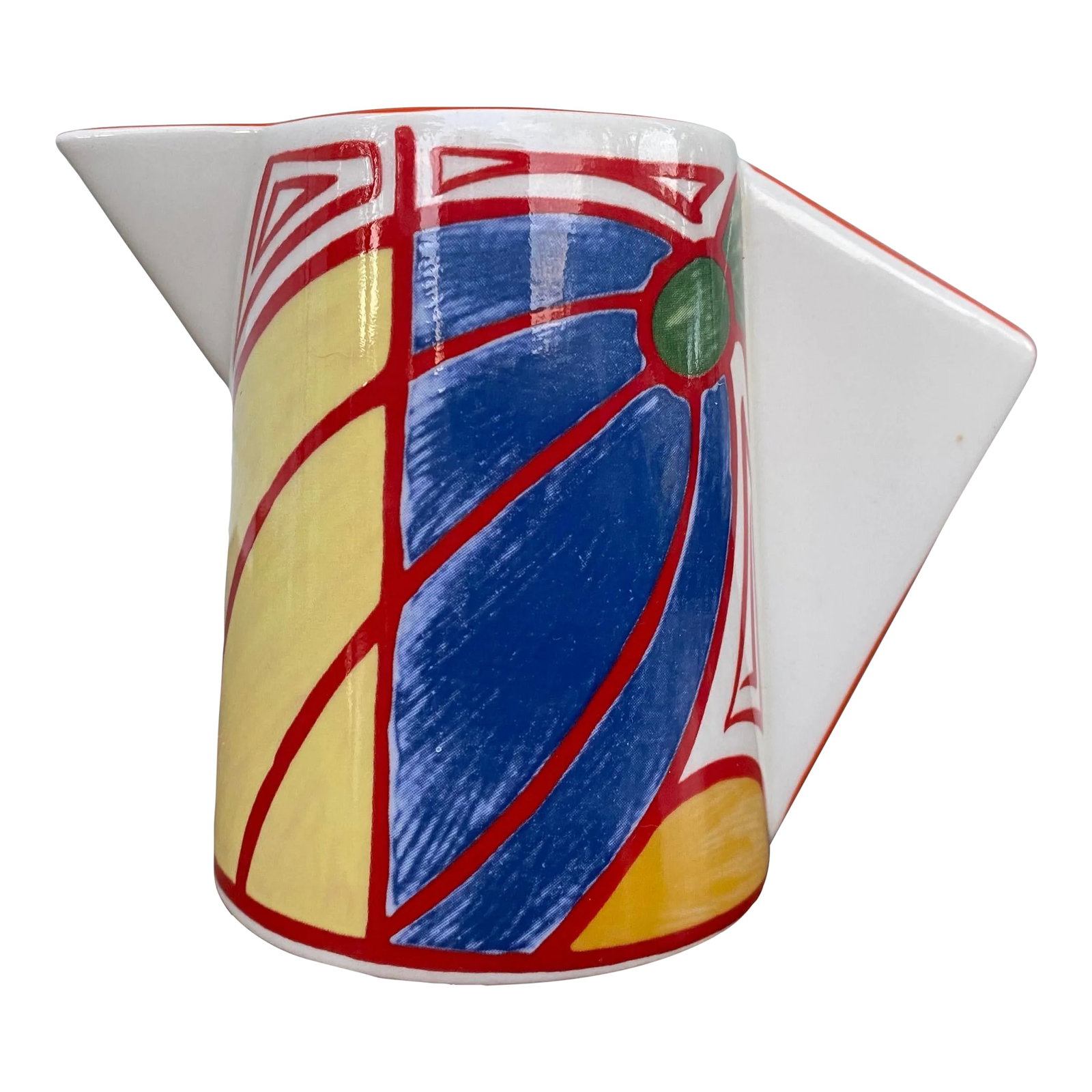 2000s Bizarre by Clarice Cliff Ceramic Coffee Creamer (1 of 9)