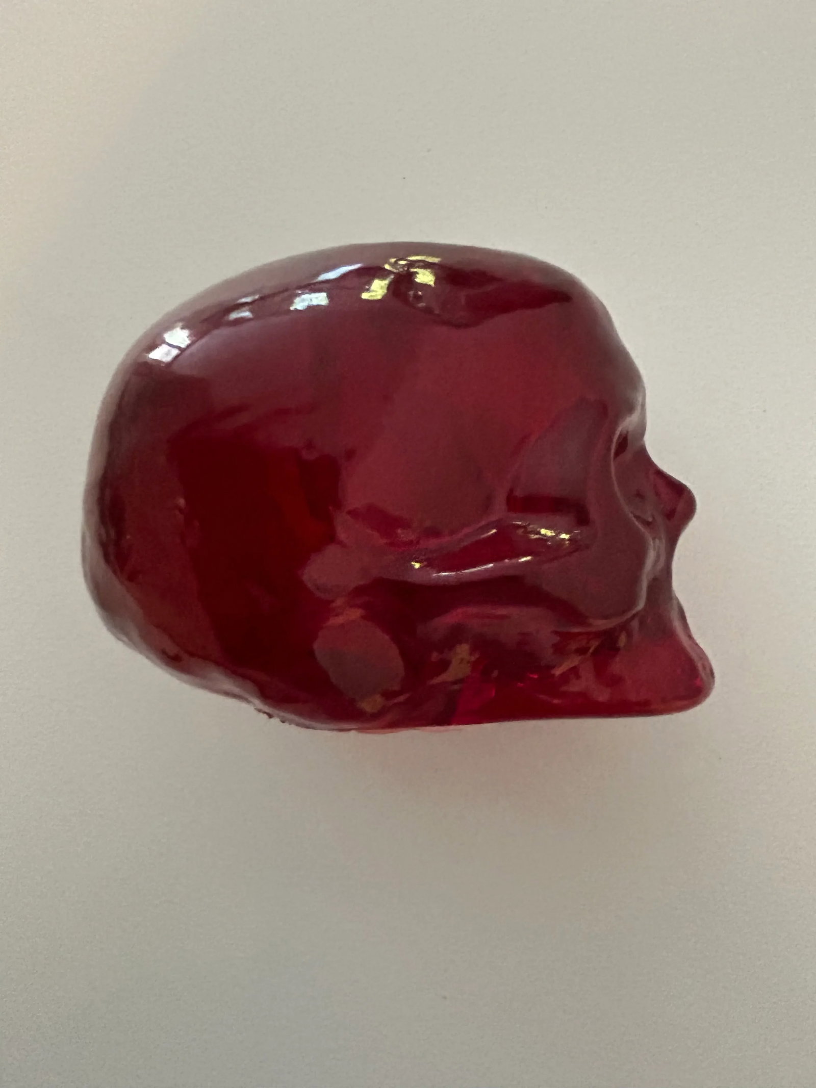 Kosta Boda Still Life Skull Crystal Votive - 2
