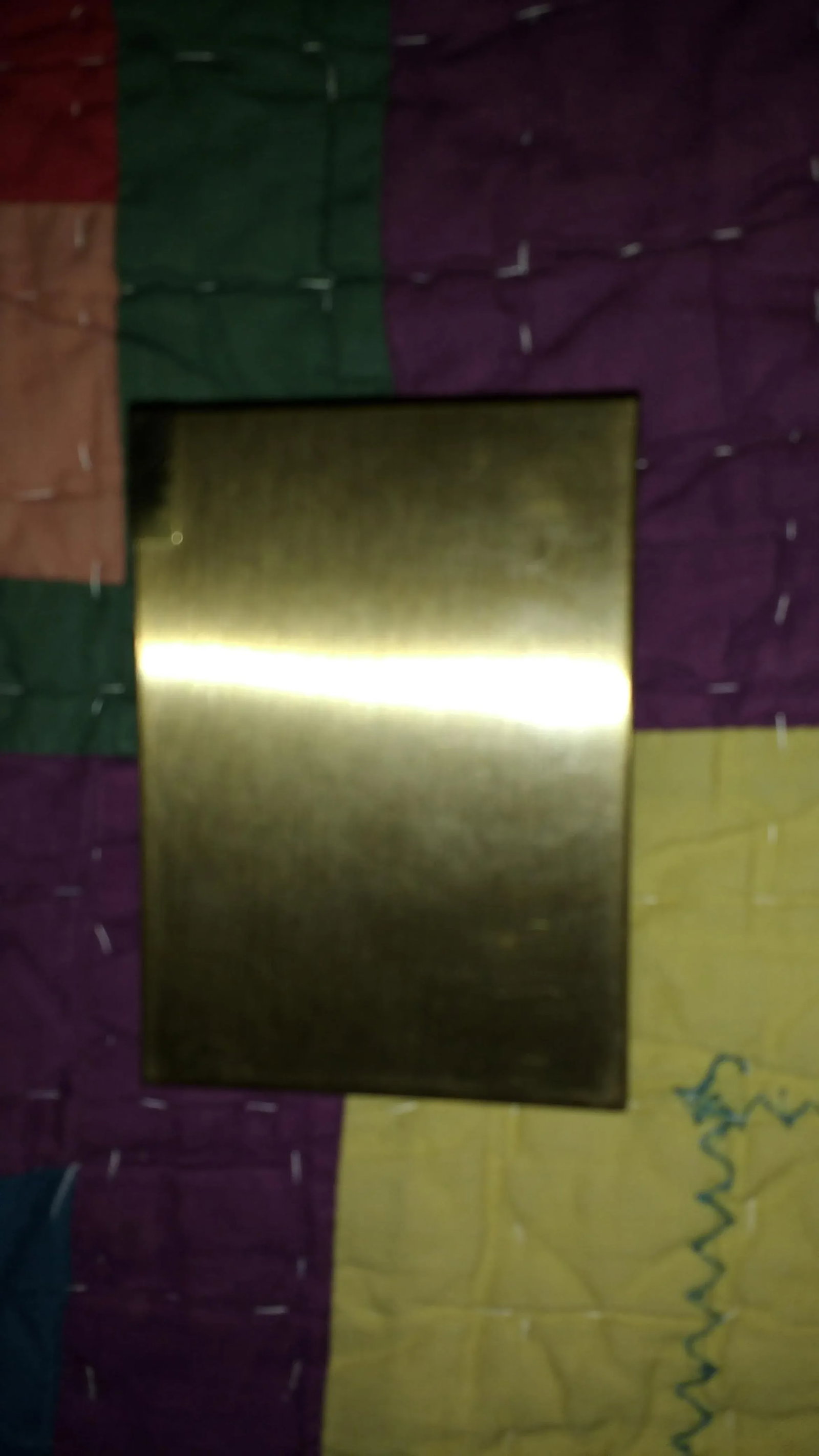 Vintage Volupte Brass Powder Compact and Lipstick Holder - 4