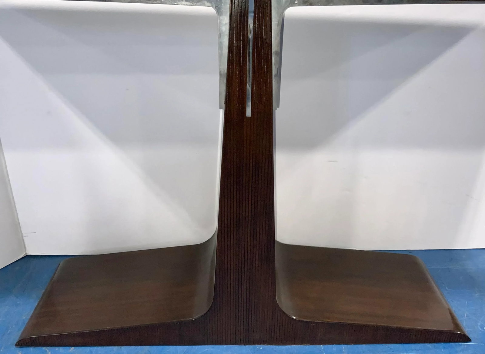 Henredon Modern Brown Stone Console Table - 6