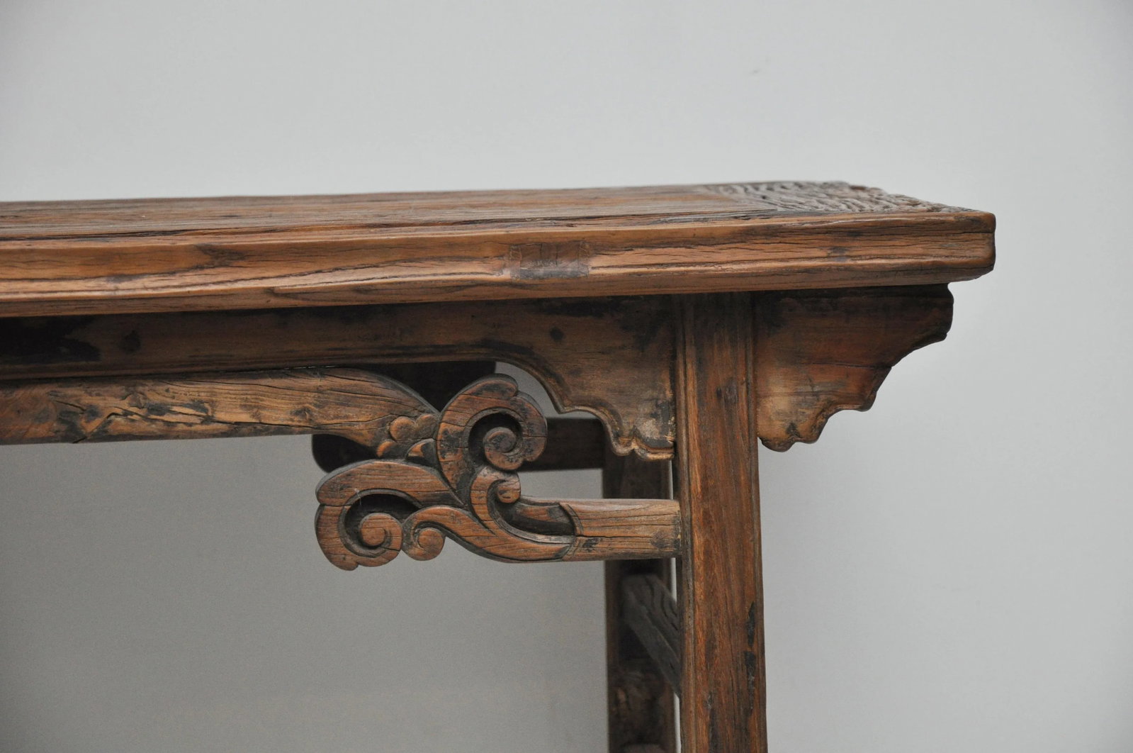 Antique Chinese Weathered Wine Table - 6