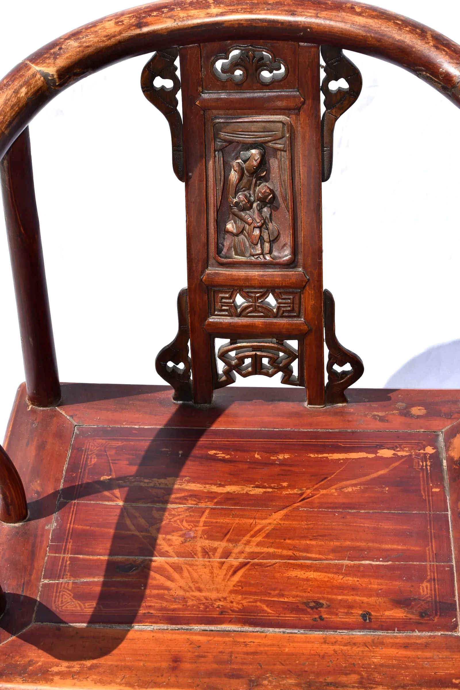 Antique Carved Lady's Chairs - A Pair - 11