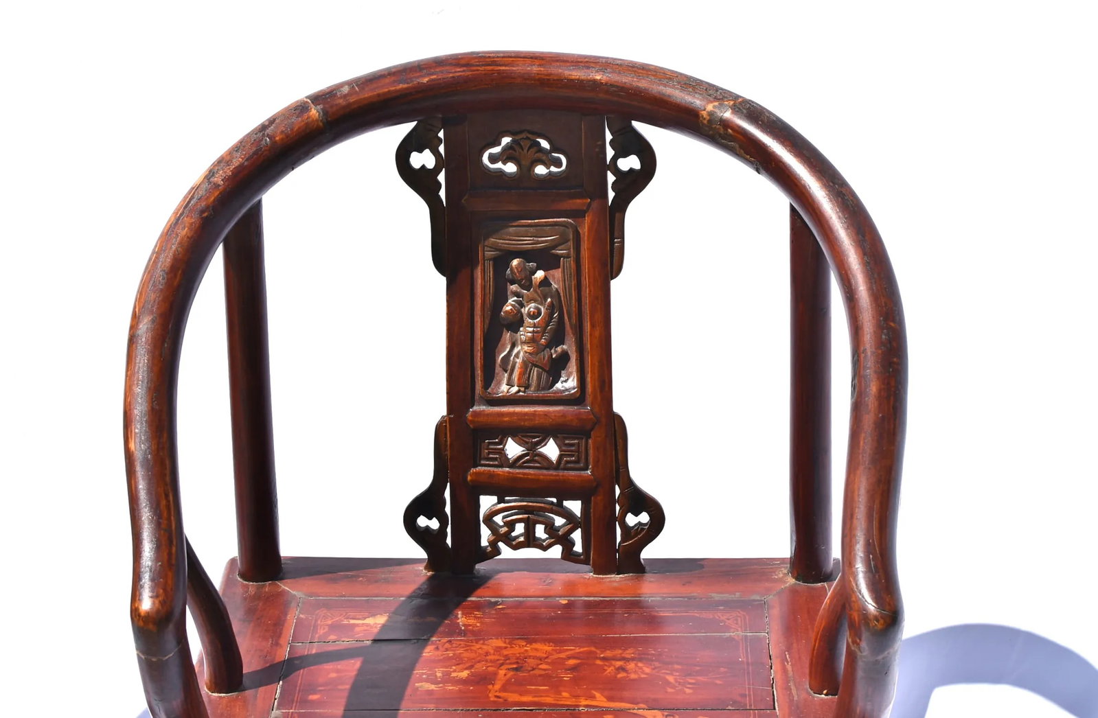 Antique Carved Lady's Chairs - A Pair - 4