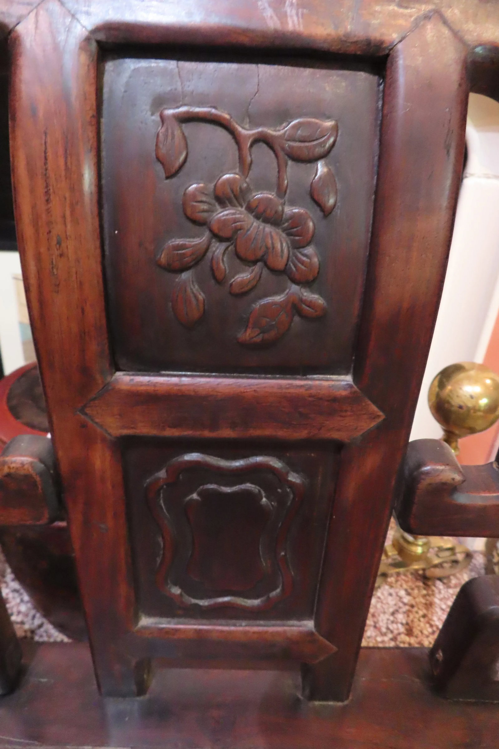 Pair of Mid-Century Rosewood Chinese Side Chairs - 6