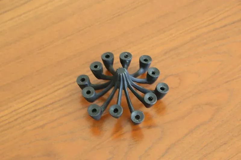 Petra Denmark Cast Iron Candle Holder - 2