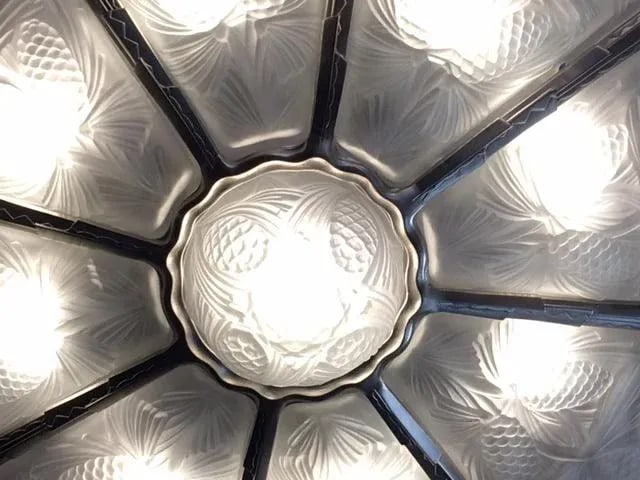 David Gueron Degue French Art Deco Chandelier - 10