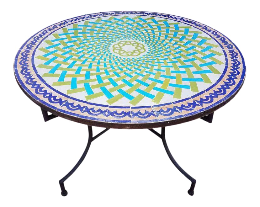 48" Moroccan Mosaic Table (1 of 8)