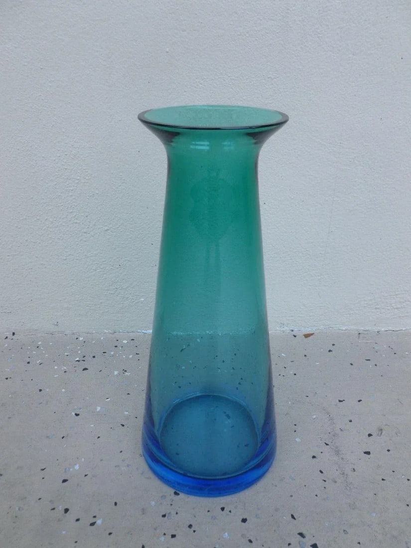 1970s Vintage Barbini for Murano Italian Futuristic Stoppered Bottles - A Pair - 7
