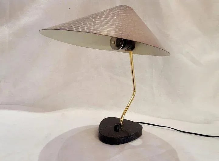 Mid-Century German Ufo Space Age Brushed Aluminum Lamp - 4