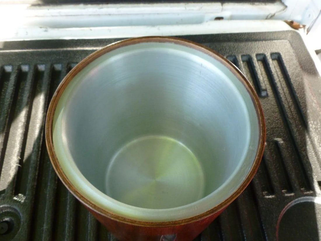 1960s Vintage Mid-Century Modern Rosewood Ice Bucket - 5
