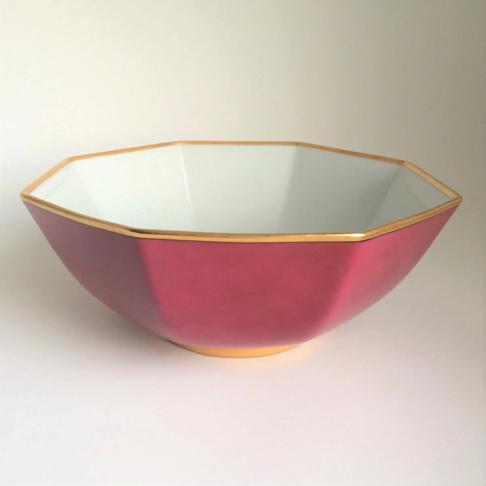 Fitz & Floyd Renaissance Magenta Serving Bowl - 2
