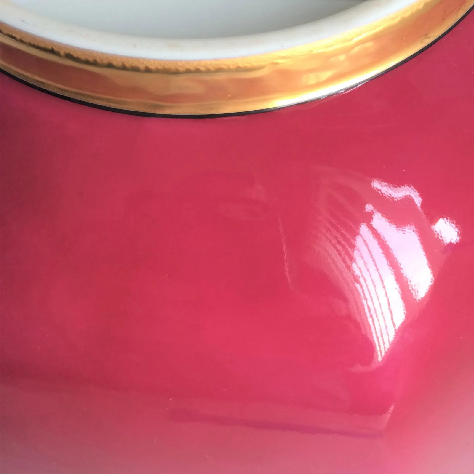 Fitz & Floyd Renaissance Magenta Serving Bowl - 5
