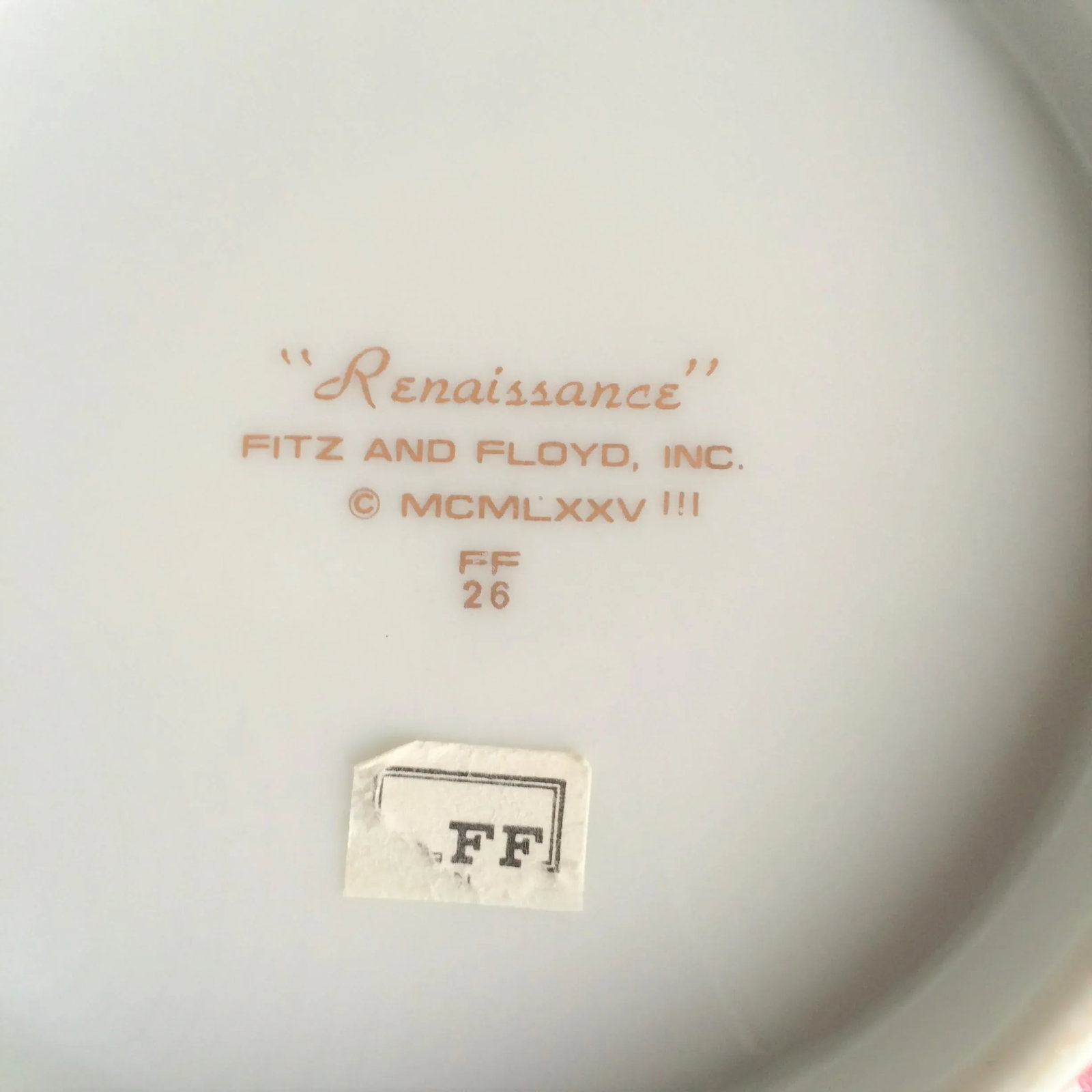 Fitz & Floyd Renaissance Magenta Serving Bowl - 6