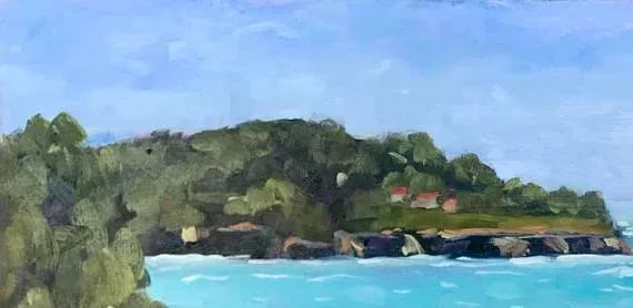 Mendocino Coast, Modern Plein Air Oil Painting - 6